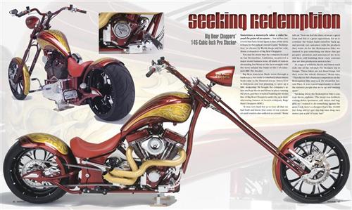 This is the Easyriders layout of the Big Bear Redemption in the issue about to hit the stands. Just a sneak peek.